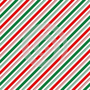 Candy Cane Stripes Seamless Pattern