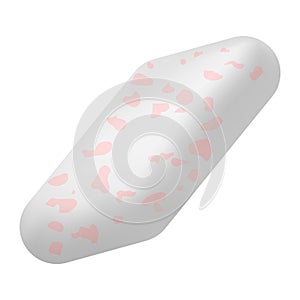 Candy chewing gum mockup, realistic style