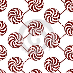 Candy christmas. Seamless background