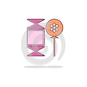 Candy color thin line icon.Vector illustration