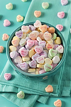 Candy Conversation Hearts for Valentine's Day