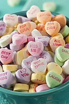 Candy Conversation Hearts for Valentine's Day