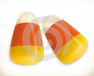 Candy corn 3d vector