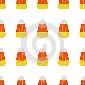 Candy Corn Square Seamless Vector Illustration 2