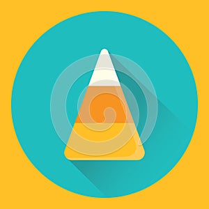 candy corn. Vector illustration decorative design