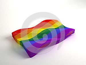 Candy in the form of gay flag