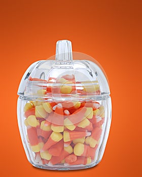 Candy in a glass jar