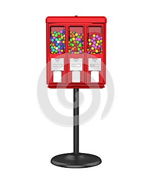 Candy Gumball Machine Isolated