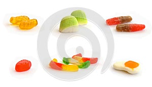 Candy(gummy fruit sweets) photo