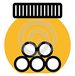 Candy jar, icon