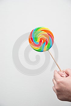 Candy lolly-pop photo