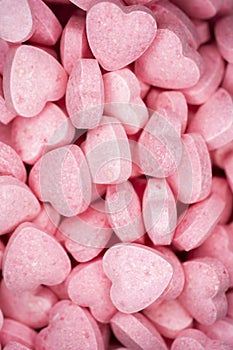 Candy, love hart colorful closeup with background