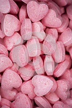 Candy, love hart colorful closeup with background