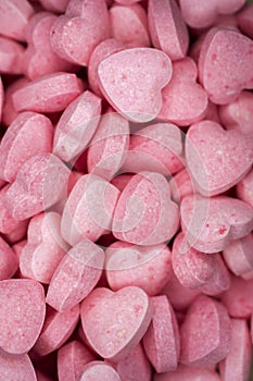 Candy, love hart colorful closeup with background