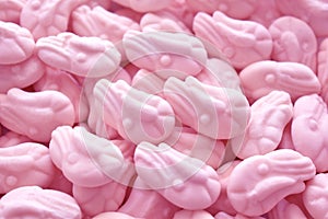 Candy pink shrimp background.