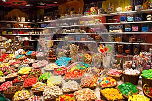 In a candy shop