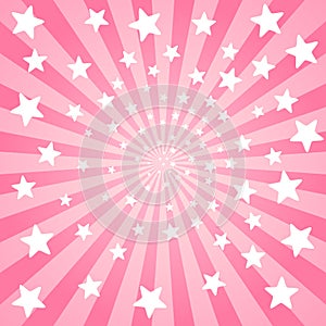 Candy Stars Explosion Background