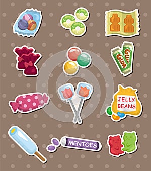 Candy stickers