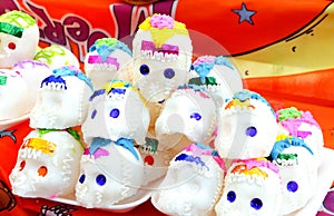 Candy Sugar Skulls for Mexican Day of the Dead