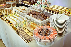 Candy table with sweets