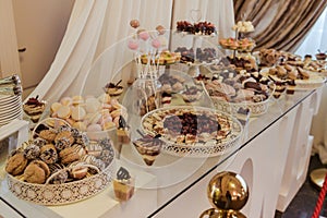 Candy table with sweets