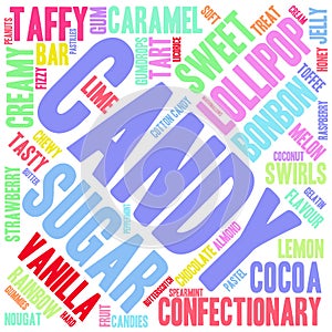 Candy Word Cloud