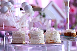 Candybar table in a restaurant