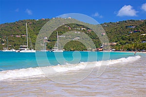 Cane Garden Bay in Tortola, Caribbean