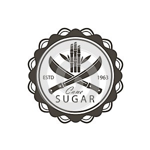 Cane sugar emblem