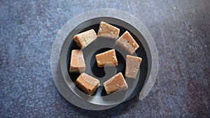 Cane sugar jaggery cubes