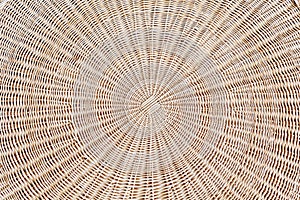 Cane or wickerwork background- showing the details of interlaced weave structure of basket or furniture