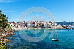 CaneliÃ±as beach in the Rias Baixas in Pontevedra