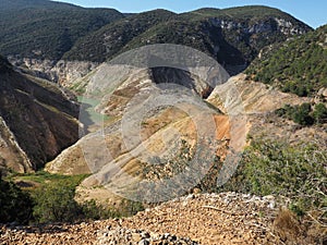 Canelles reservoir, in the Sierra del Montsec, province of Huesca, Aragon, Spain, Europe