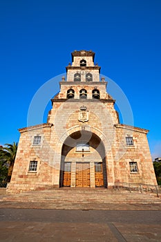 Cangas de Onis church in Asturias Spain photo