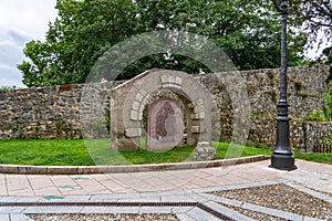 Cangas de onis village in Asturias, Spain