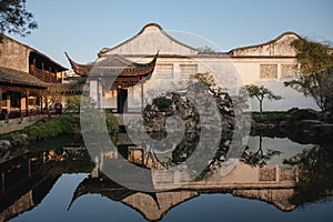 Canglang Pavilion Garden in Suzhou,Jiangsu,China