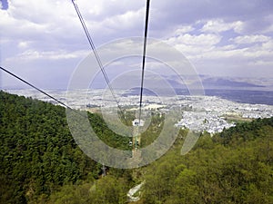 Cangshan Mountains cable