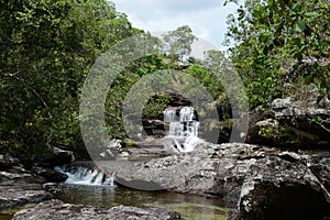 Canio Cristales mountain river. Colombia