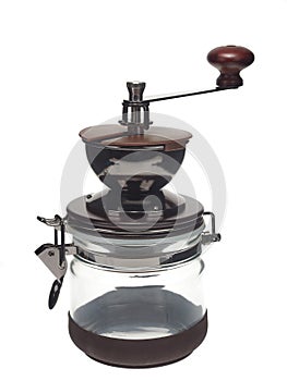Canister coffee mill