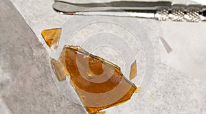 Cannabis Concentrates, dab of shatter wax