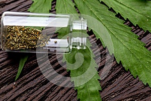 Cannabis Drugs, Analysis of Cannabis in laboratory.