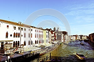 The Cannaregio district from the Scalzi bridge, Venice