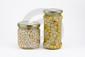 Canned beans and chickpeas