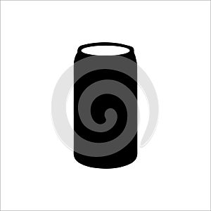 Canned beer logo for beer bar vector icons