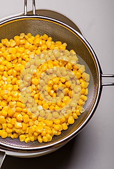 Canned corn