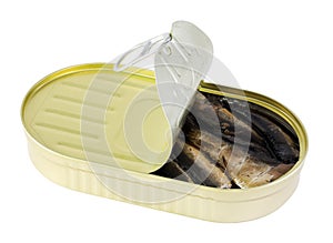 Canned fish sprat