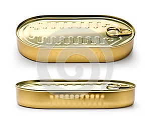 Canned food isolated