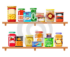 Canned food set