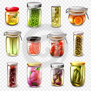 Canned Goods Set Transparent Background