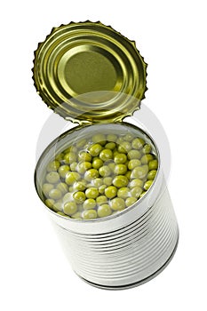 Canned green peas